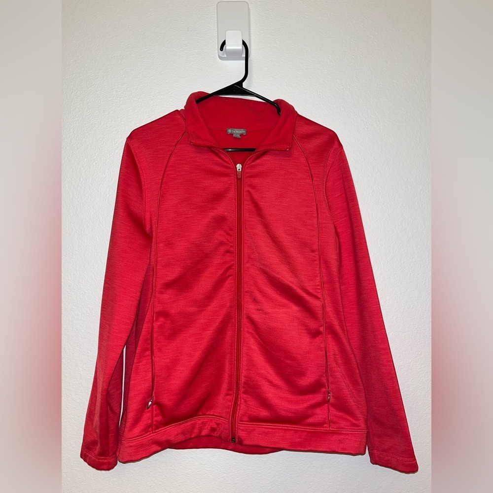 Talbots Red Full-Zip Jacket